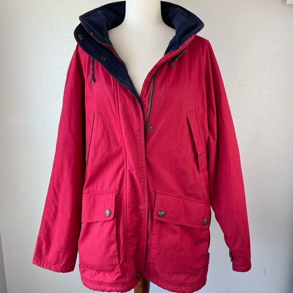 Pacific Trail Full Zip Button Down Fleece Lined Jacket Size L